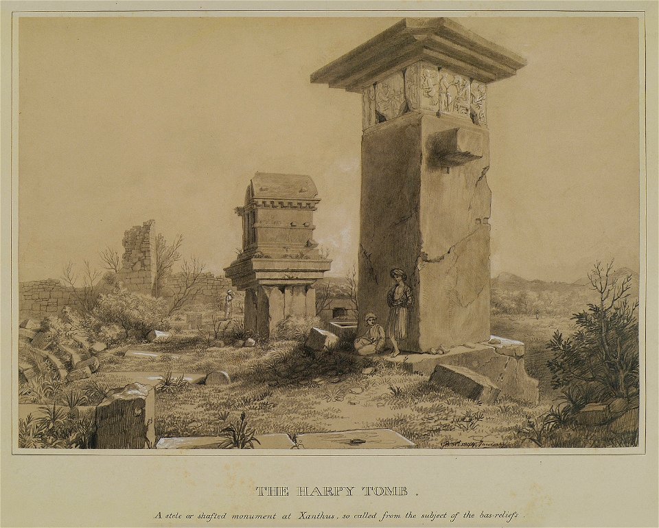The Harpy tomb - Fellows Charles Sir - 1847
