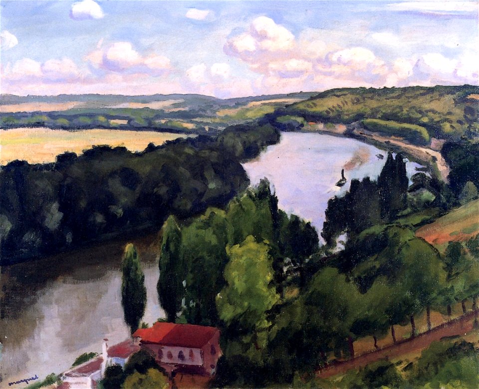 The Hills of Mericourt Albert Marquet (1937)