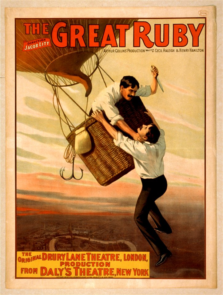 The great ruby Arthur Collins' production ; written by Cecil Raleigh & Henry Hamilton. LCCN2014636452