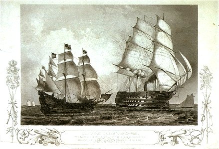 The Great Harry contrasted with the Royal Albert RMG PU0282