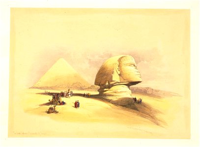 The Great Sphinx-2. Free illustration for personal and commercial use.