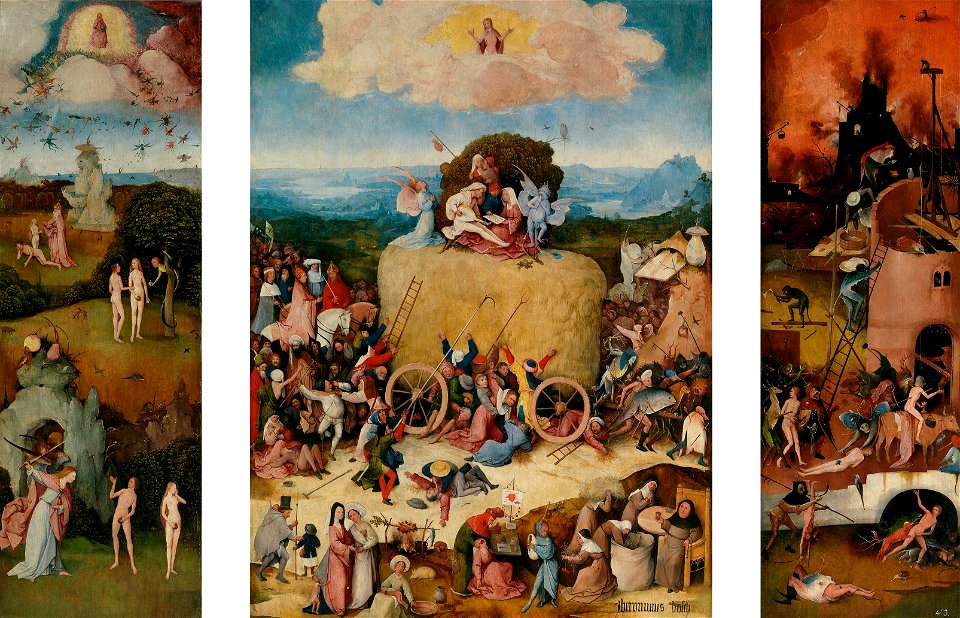 The Hay Wain by Hieronymus Bosch