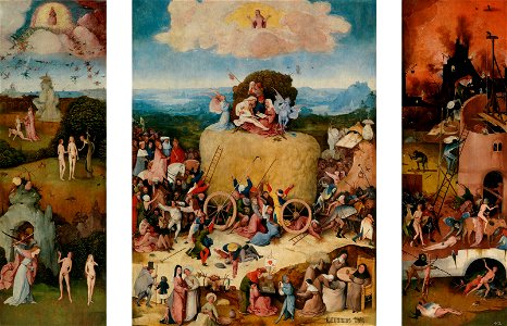 The Hay Wain by Hieronymus Bosch