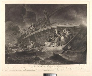 The Halsewell East Indiaman - was wreck'd off Seacombe in the Isle of Purbeck on the 6th of Jany 1786, when Capt Pierce - two daughters, and two nieces - Capt Pierce - perished along with them RMG PY8430