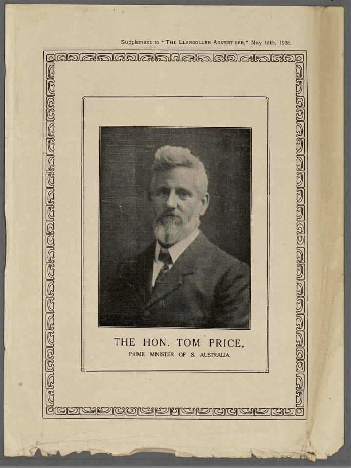 The Hon. Tom Price Prime minister of S. Australia (5449761)