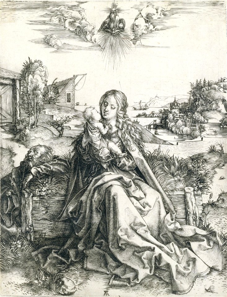 The Holy Family with the Dragonfly by Albrecht Durer