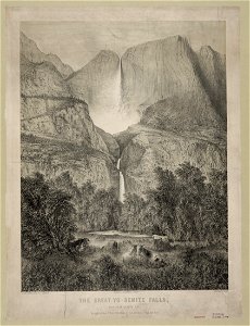 The great Yo-semite Falls, Mariposa County, Cal. LCCN2003670159