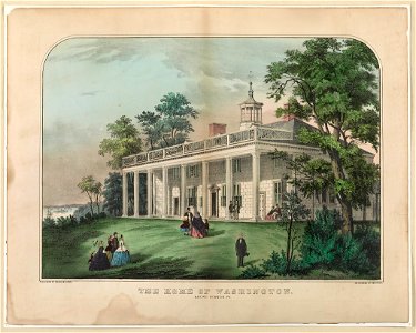 The home of Washington, Mount Vernon, Va. LCCN95503141