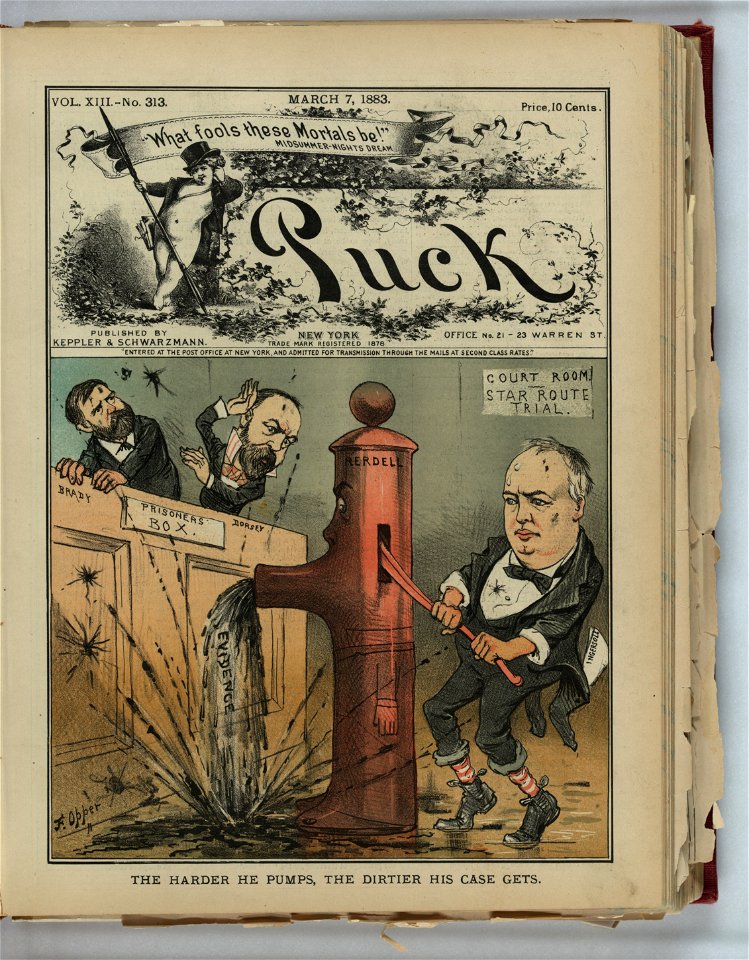 The harder he pumps, the dirtier his case gets - F. Opper. LCCN2012645453