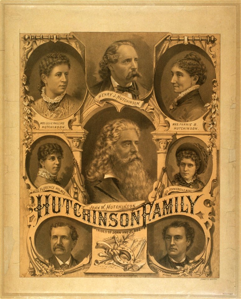 The Hutchinson Family tribes of John and Jesse. LCCN2014635805