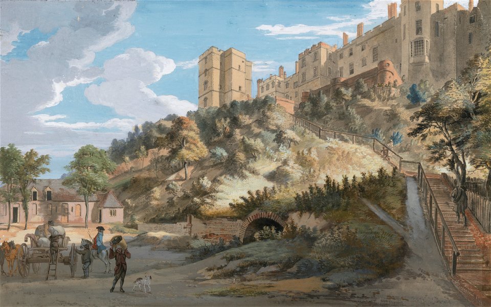 The Hundred Steps and Winchester Tower, Windsor Castle P11497