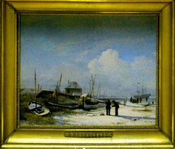 The IJ at Amsterdam in Winter
