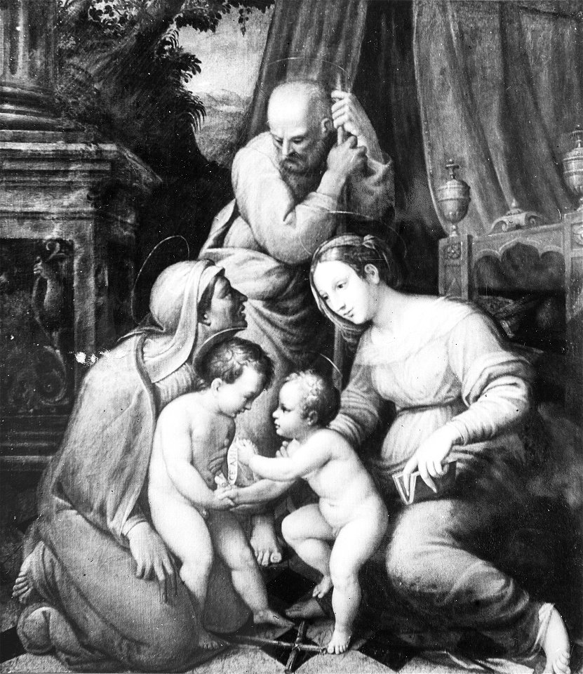The Holy Family with St Elizabeth and the Infant St John - Nationalmuseum - 17122