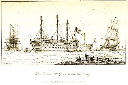 The Howe 120 Guns in the Medway RMG PU6106