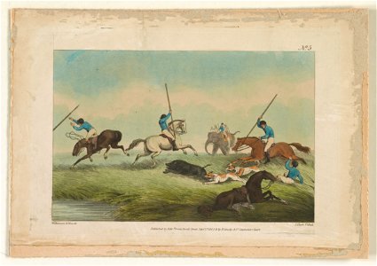 The hog at bay) - Williamson & Howitt ; J. Clark etched LCCN2013646780