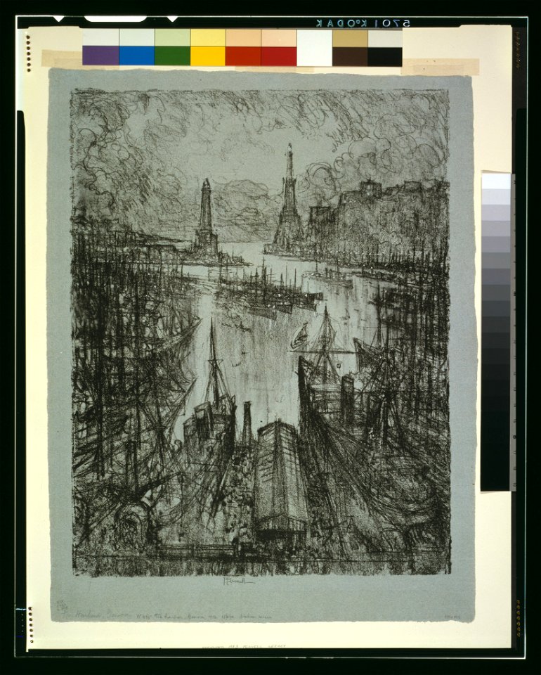 The harbor, Genoa - Pennell. LCCN97517270