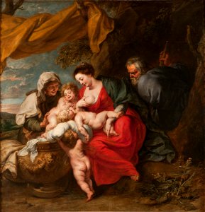 The Holy Family (Jan van den Hoecke) - Nationalmuseum - 19840