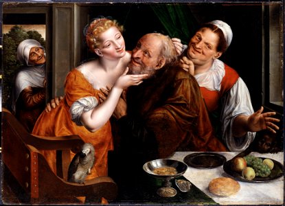 The Ill-matched Pair (Jan Massys) - Nationalmuseum - 17511
