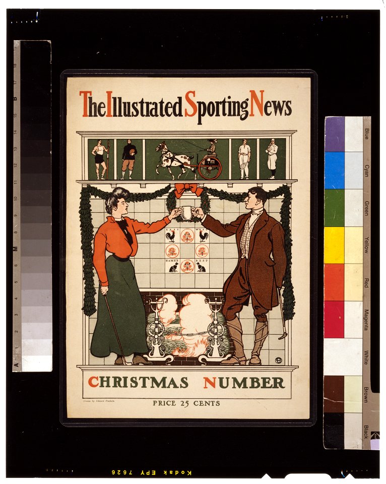 The Illustrated Sporting News. Christmas number - Drawn by Edward Penfield. LCCN2006675109