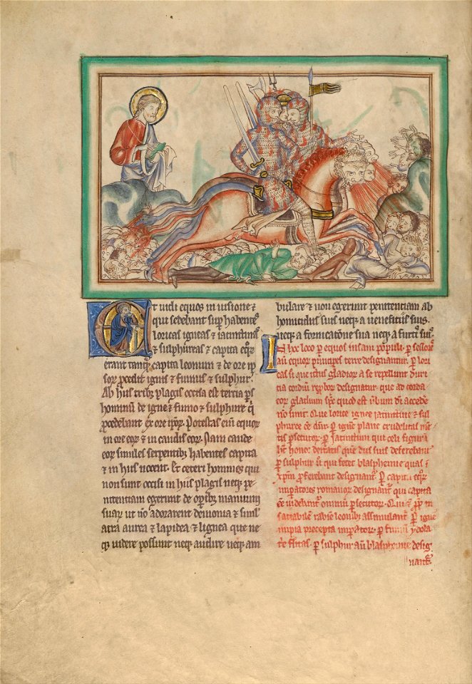 The Horsemen on Fire-Breathing Horses - Google Art Project