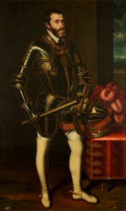 The Holy Roman Emperor Charles V (1500–1558), by Juan Pantoja de la Cruz (Museo del Prado, Madrid)
