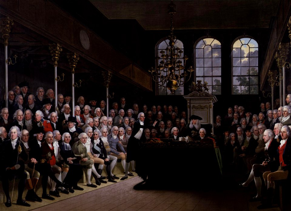 The House of Commons 1793-94 by Karl Anton Hickel