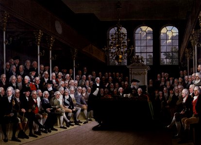 The House of Commons 1793-94 by Karl Anton Hickel