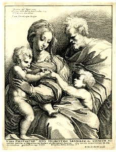 The Holy Family by Wenceslaus Hollar 1642