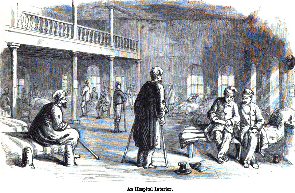 The Hospital Interior. George Dodd. Pictorial history of the Russian war 1854-5-6