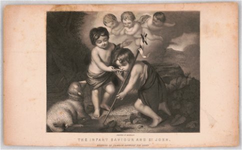 The infant saviour and St. John - painted by Murillo ; engraved by T.B. Welch, expressly for Godey. LCCN2013650049