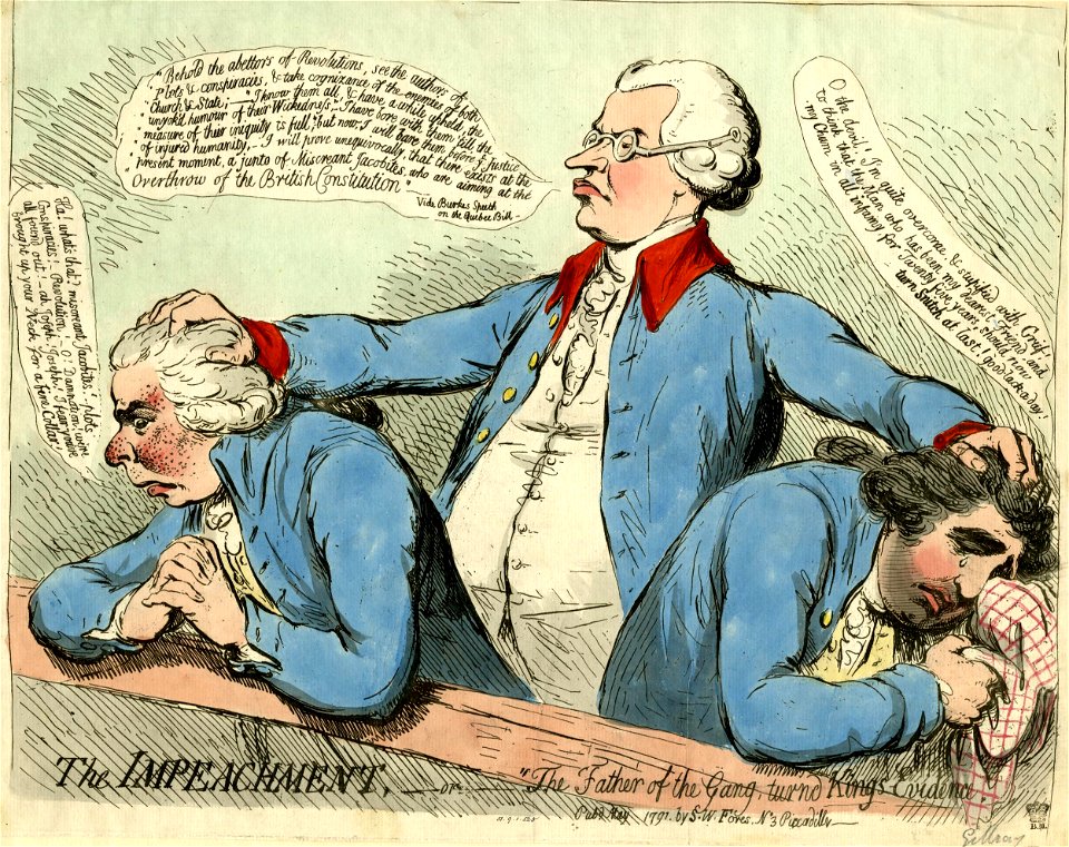 The impeachment,-or-the father of the gang, turnd Kings evidence. (BM 1851,0901.525)