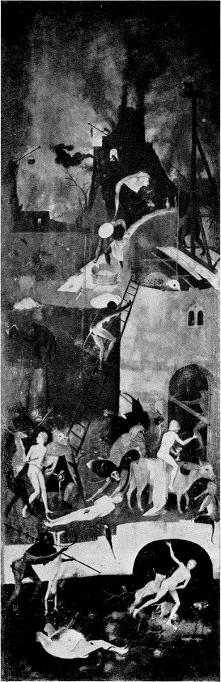The Haywain Triptych, inner right wing (Vermeylen 1939)