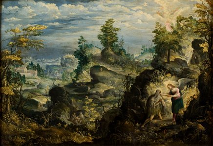 The Hermit Onofrius in the Wilderness (Anton Stevens) - Nationalmuseum - 17737