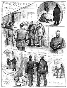 The Illustrated London News - September 22nd, 1888 - Jack the Ripper. Free illustration for personal and commercial use.