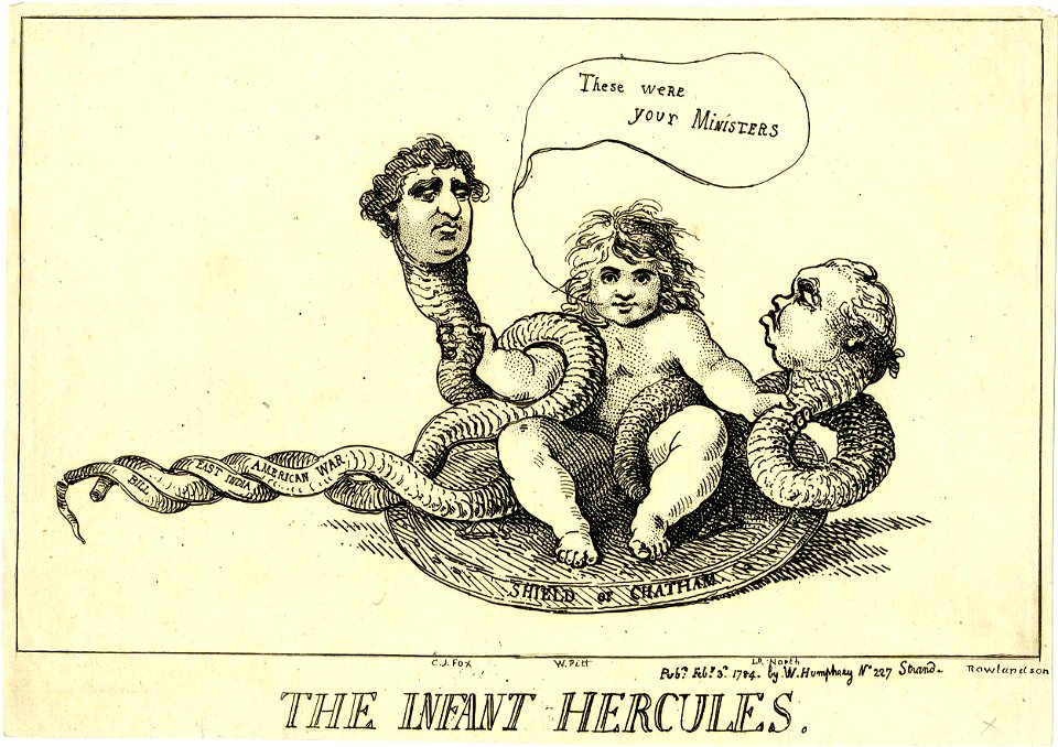 The infant Hercules. (BM 1868,0808.5129)