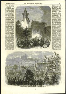 The illustrated London News 1861 10 19 Side 407 Supplement. Free illustration for personal and commercial use.