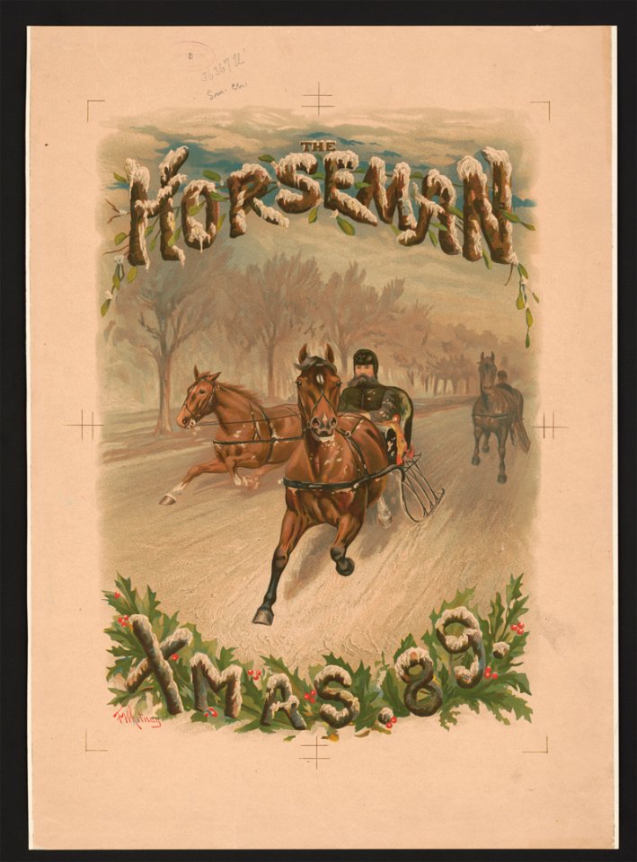 The Horseman (for) xmas. 89 LCCN2015646146