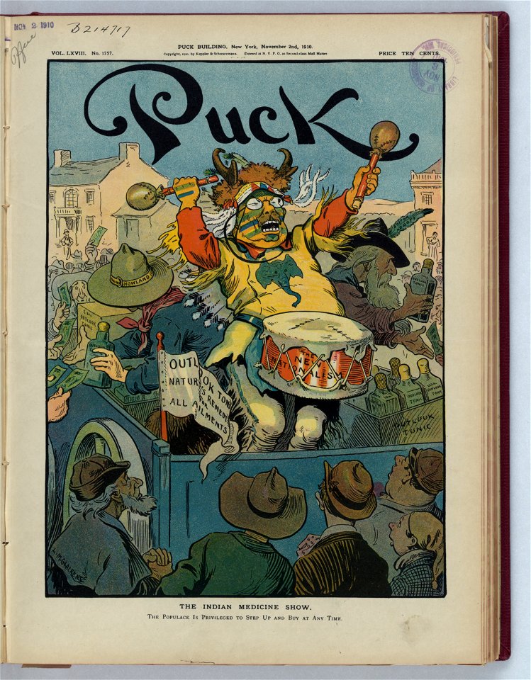 The indian medicine show - L.M. Glackens. LCCN2011647635