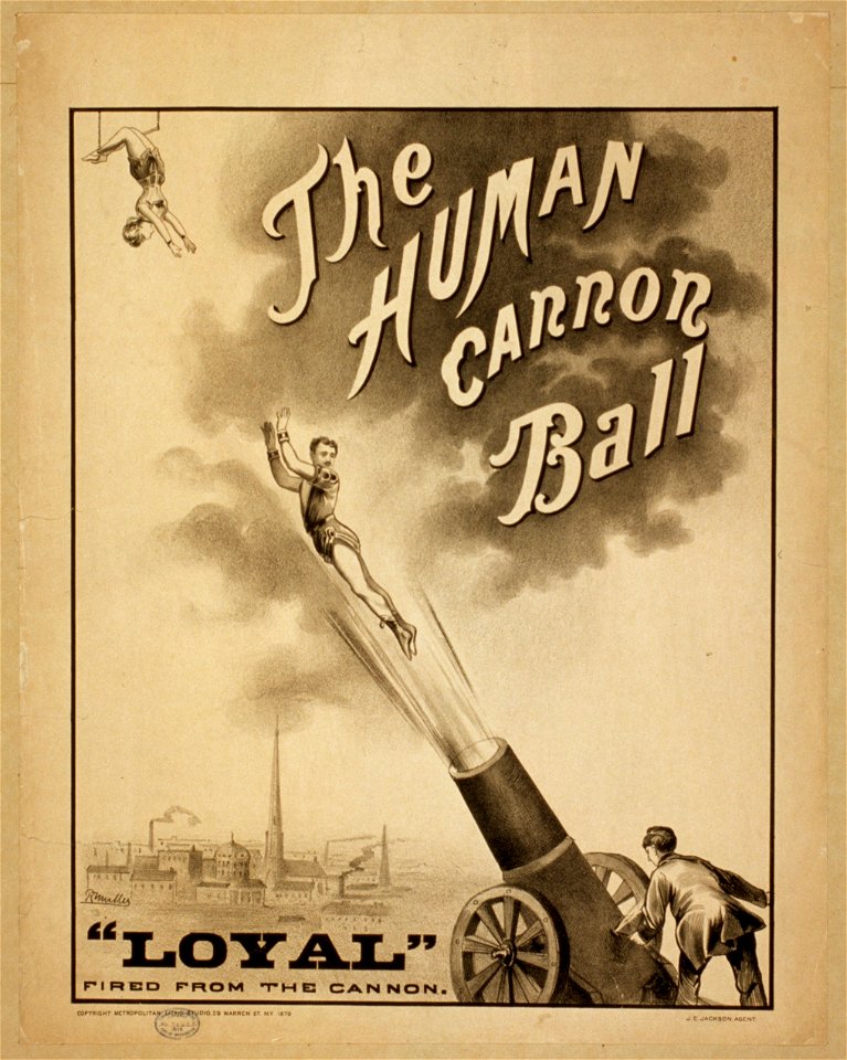 The human canon ball LCCN2014635898