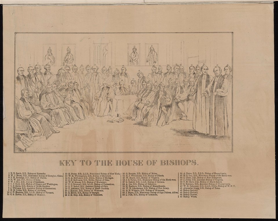 The House of Bishops, Protestant Episcopal Church, United States, 1859 LCCN2003680829