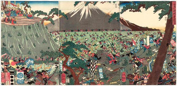 The Hunt at the Foot of Mount Fuji