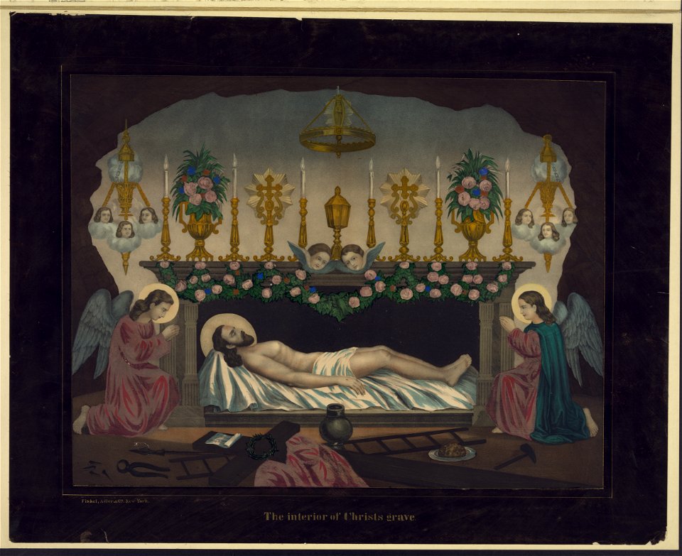 The interior of Christs grave LCCN2003681726