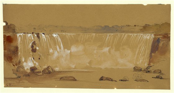 The Horse Shoe Falls, Niagara, from the Canada side LCCN2004662196
