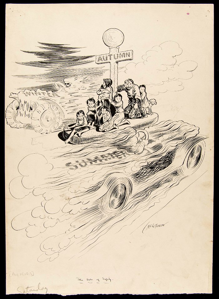 The isle of safety (re, harsh weather), August 25, 1913 (NBY 5730)