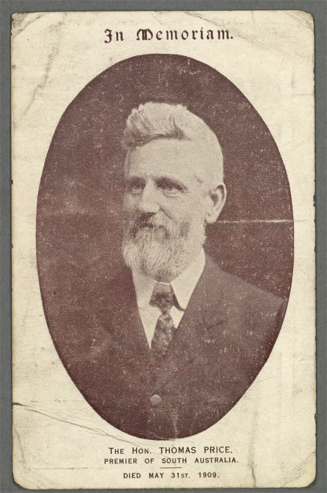 The Hon. Thomas Price Premier of South Australia (5449677)