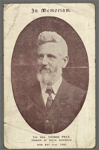 The Hon. Thomas Price Premier of South Australia (5449677)
