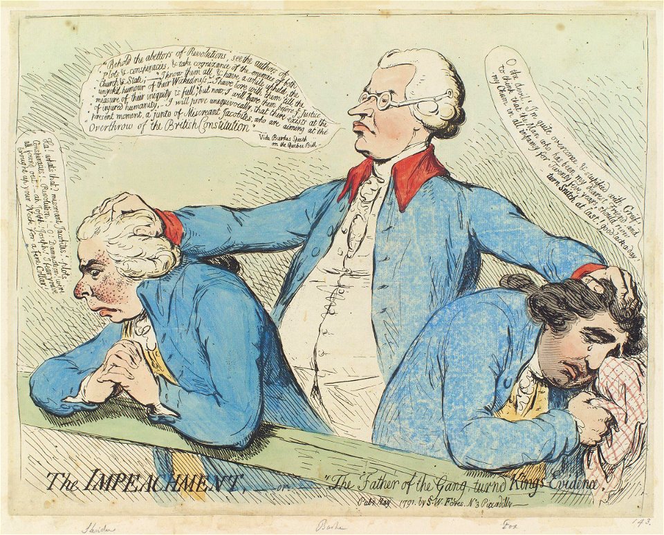 The impeachment, - or - 'the father of the gang, turnd Kings evidence' by Samuel William Fores