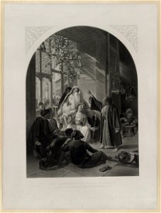 The hunchback story-teller of Damascus. Reciting in a Coffee-house a tale from the Arabian Nights LCCN2004670260