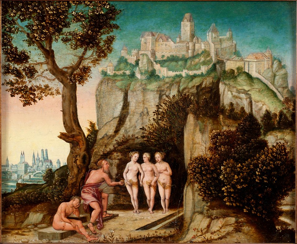 The Judgement of Paris (Hans Schöpfer d.ä.) - Nationalmuseum - 17247