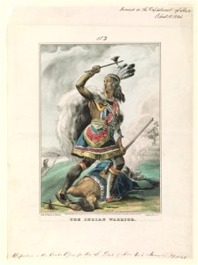 The Indian warrior - Lith. & pub. by N. Currier. LCCN89706767